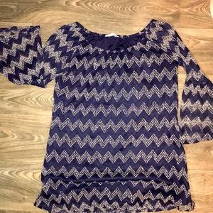 Absolutely adorable tunic/dress! Navy & white ❤️❤️